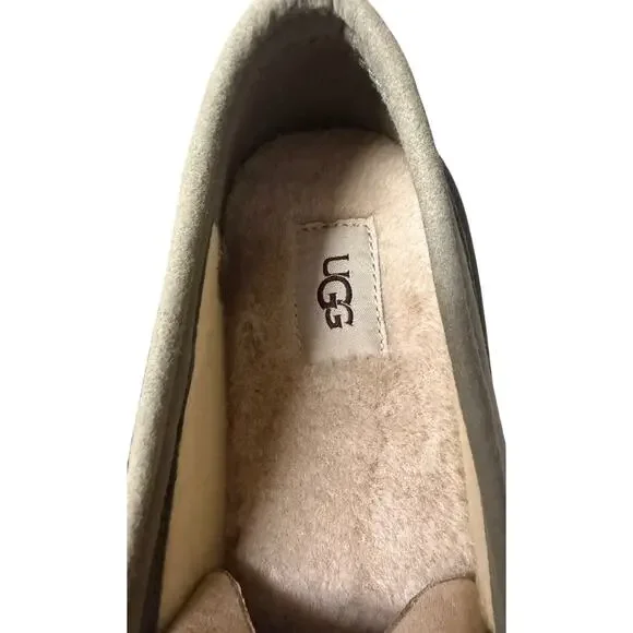 UGG Dex Slip On Loafer Mens 11.5 Moss Green Suede Comfort Casual Shoes New